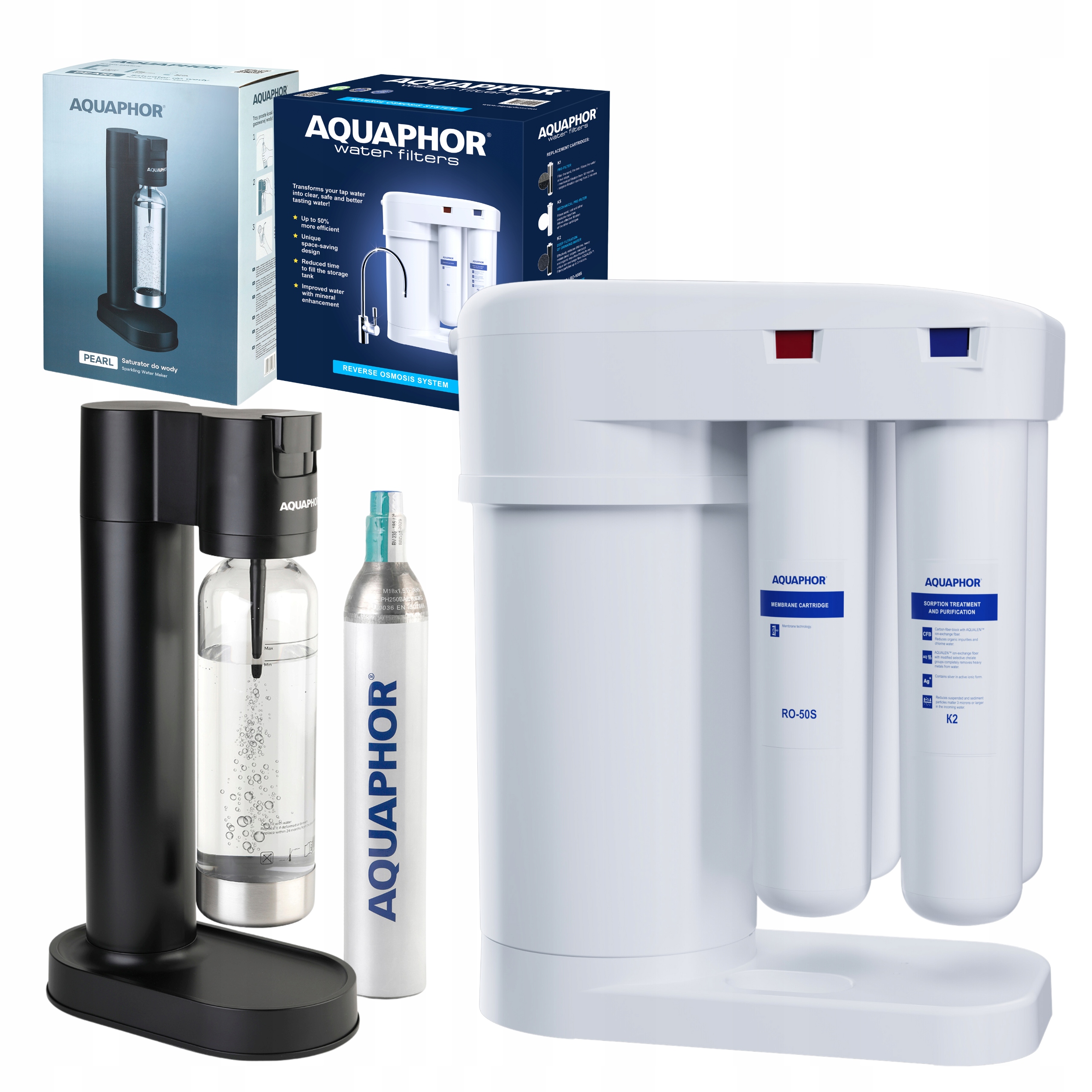 Kuchyňský filtr Reverzní Osmoza Aquaphor DWM-101S Morion Výrobník Sody