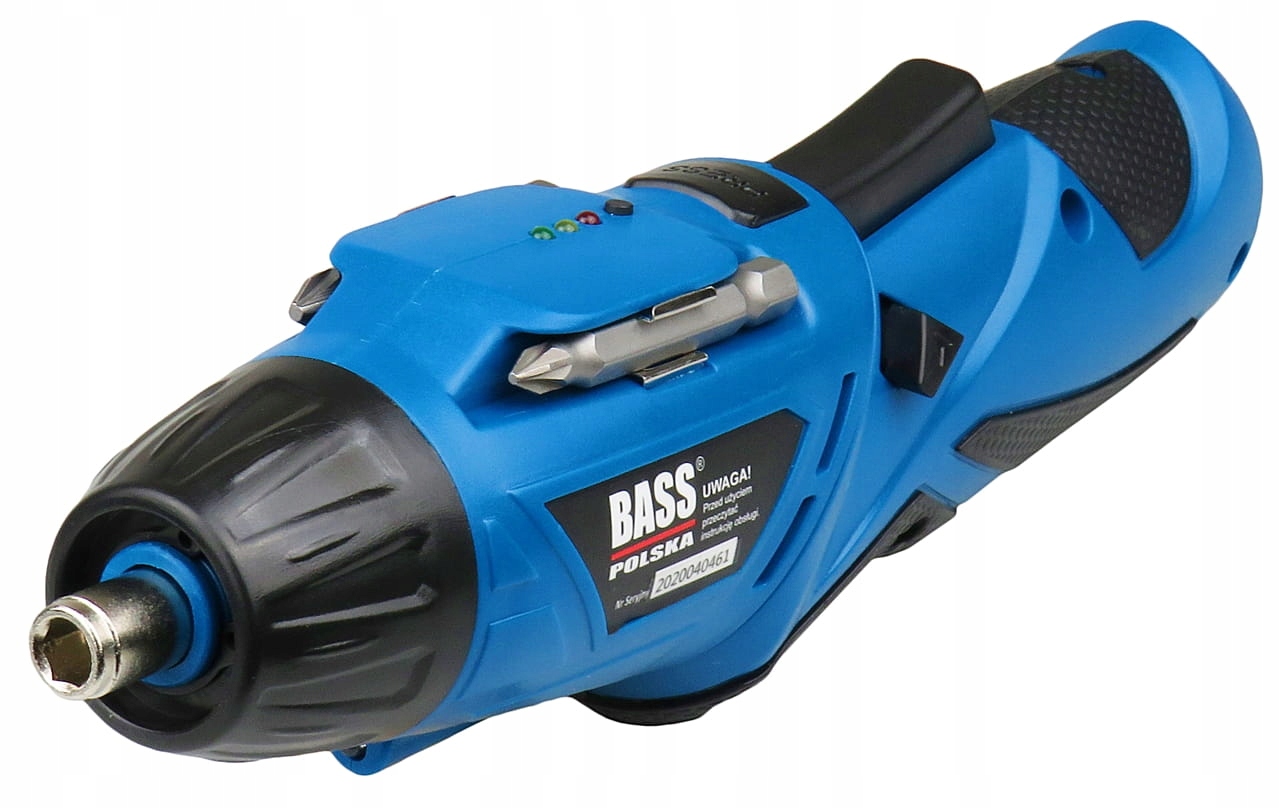 BASS WKRĘTARKA AKUMULATOROWA WKRĘTAK ŚRUBOKRĘT LED Seria BASS
