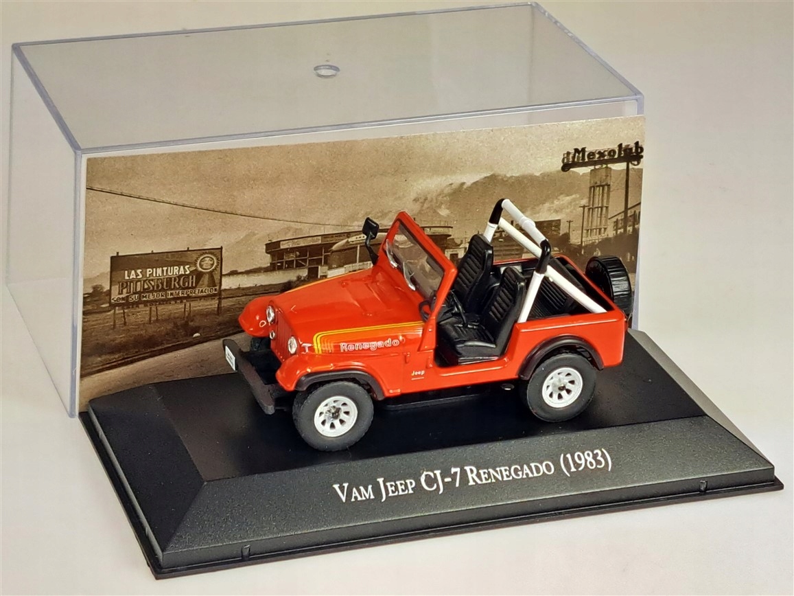 Altaya 1983 Jeep CJ-7 Renegado Red 1:43