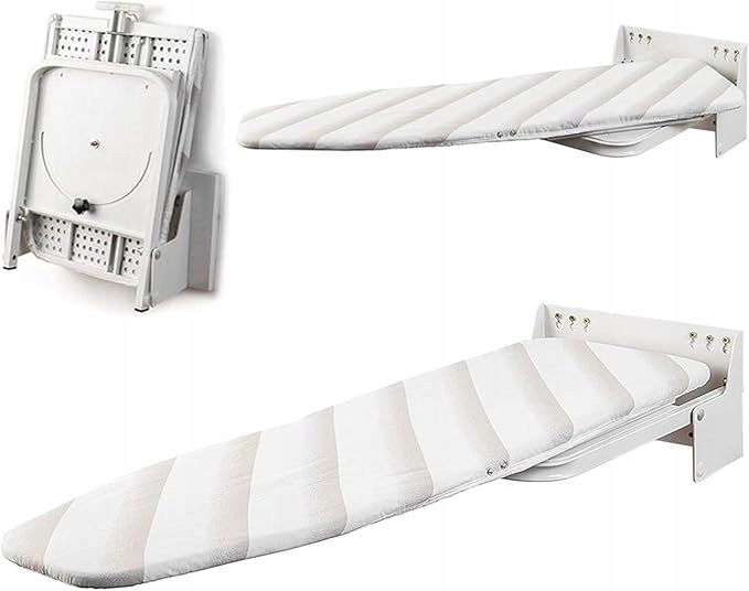Levně Žehlicí prkno připevněné ke stěně nebo dveřím uyoyous 95 cm x 30 cm