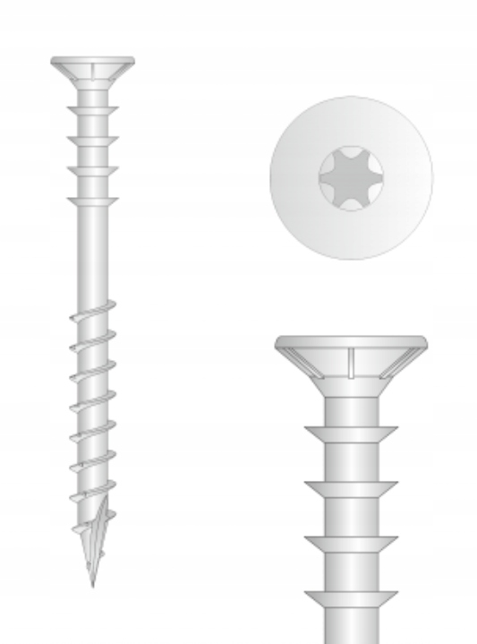 

Wkręty Do Poziomowania Łat 6x130 Dystansowe 100szt