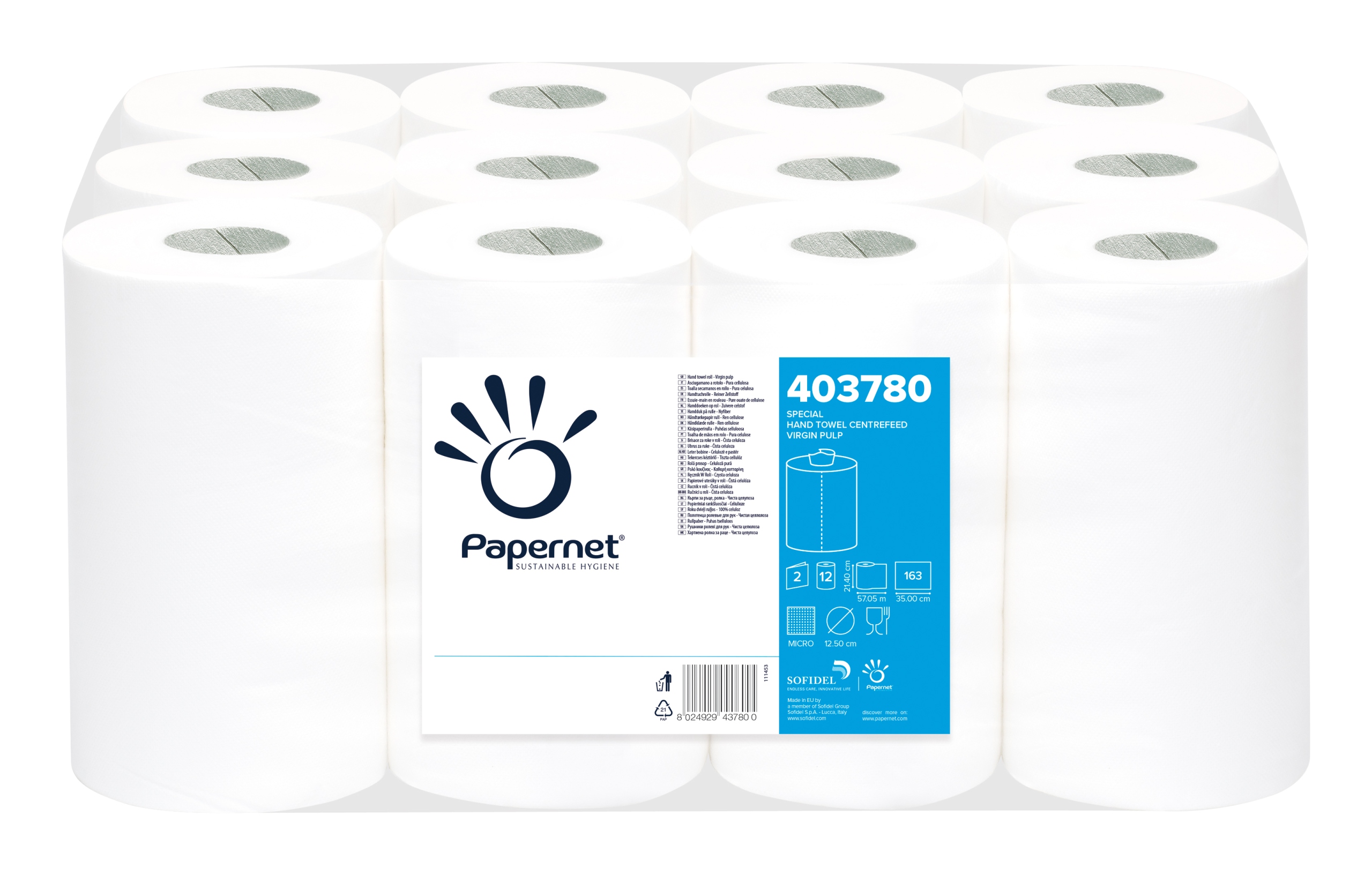 

Ręcznik Extra Biały Papernet 403780 12rolek