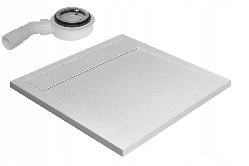 Radaway Teos C Brodzik 100x100cm Biały Syfon