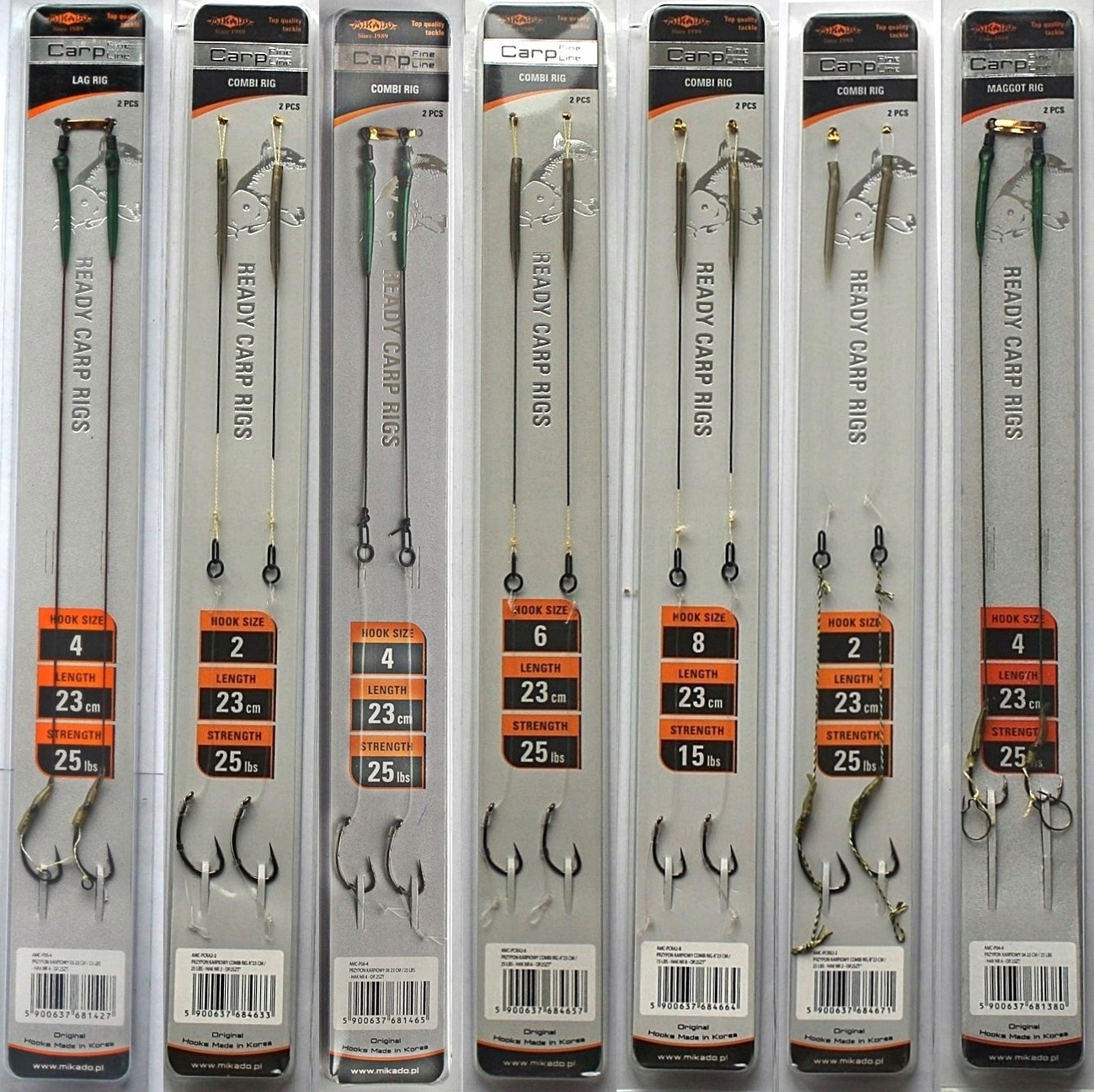MIKADO HACZYKI Z PRZYPONEM - KOMPLET 14 SZTUK.