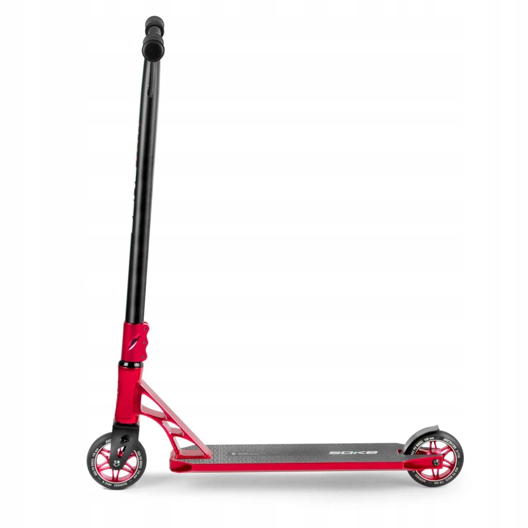 HULAJNOGA WYCZYNOWA DO TRIKÓW TRIKI STUNT SKATE PRO FREESTYLE ABEC9 100KG Kolor czerwony