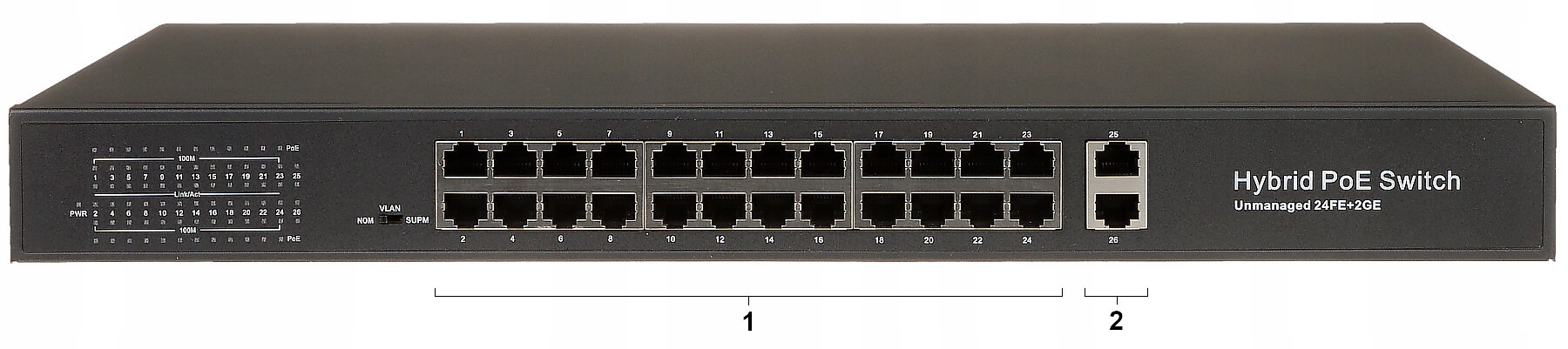 Switch Poe GTX-B1-26-242G 24-PORTOWY