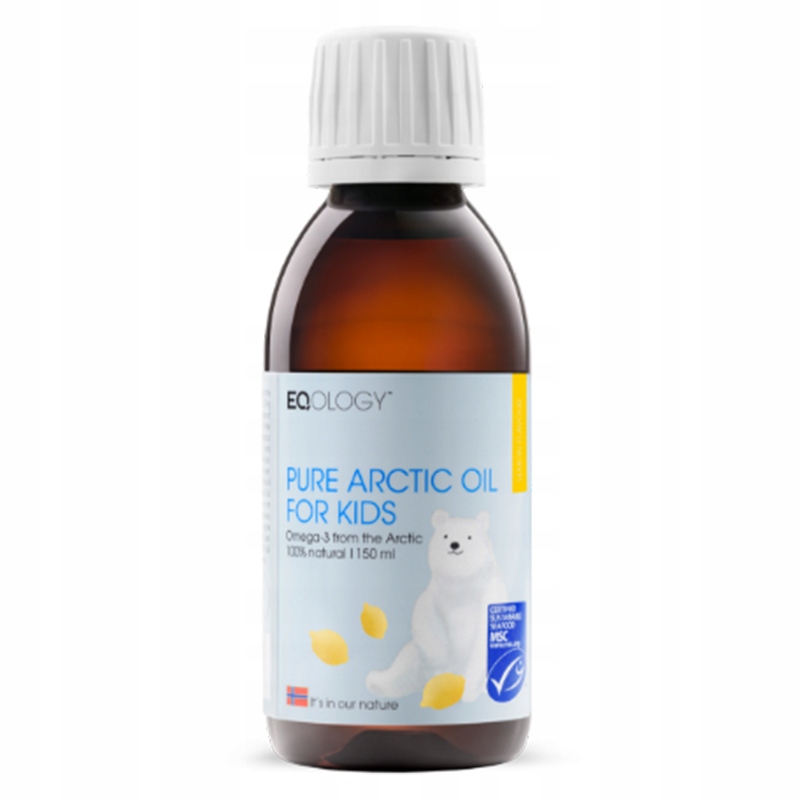 Eqology Pure Arctic Oil For Kids 150 ml Olej Omega-3 dla dzieci Epa Dha
