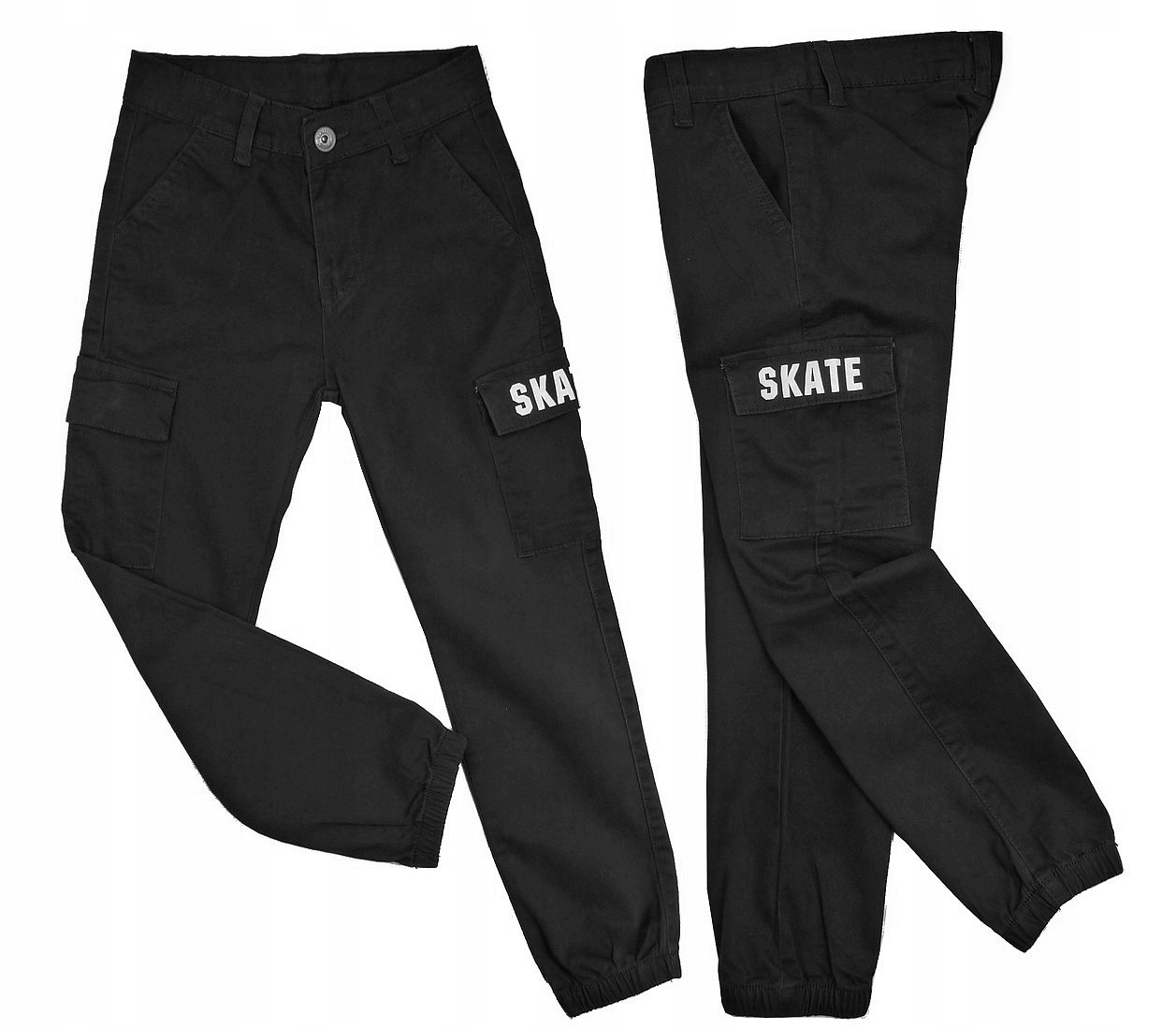 

Spodnie bojówki Skate r 10 134/140 cm Black