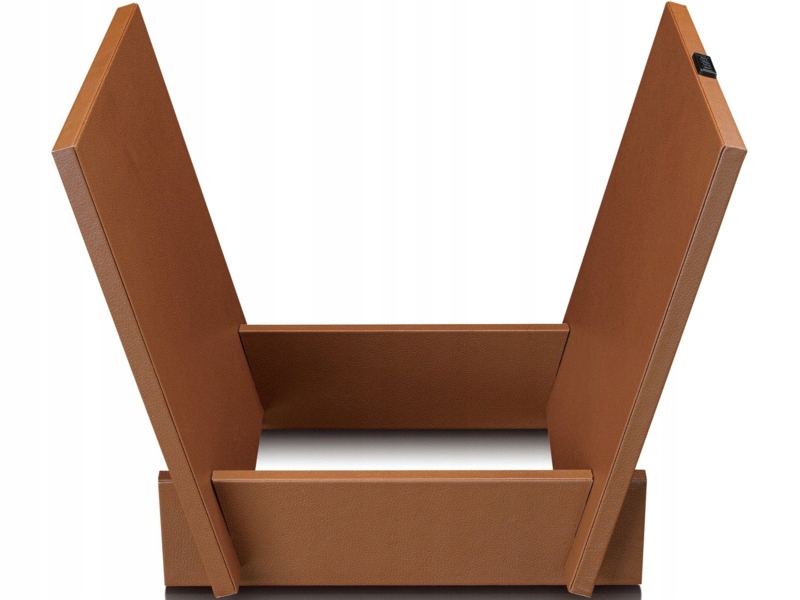 Stojak Lenco Na Płyty Winylowe TTA-040BN Brązowy