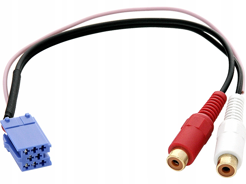 Sam. wejście AUX BLAUPUNKT Mini-ISO/2RCA AUDI VW