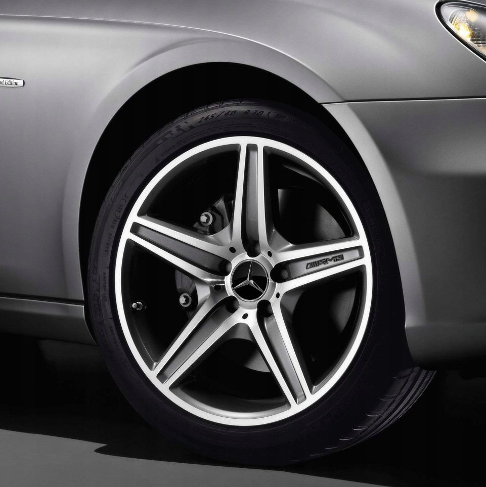 MERCEDES DEKIELEK DEKIELKI DO ALUFELG 75MM POŁYSK Liczba sztuk 4 szt.