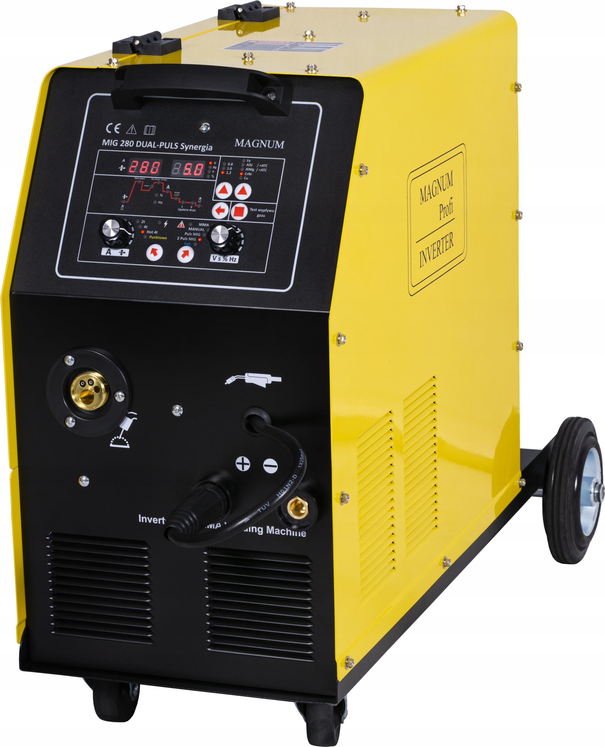 Spawarka MAGNUM MIG 280 MMA MIGOMAT SYNERGIA IGBT Model MAGNUM MIG 280
