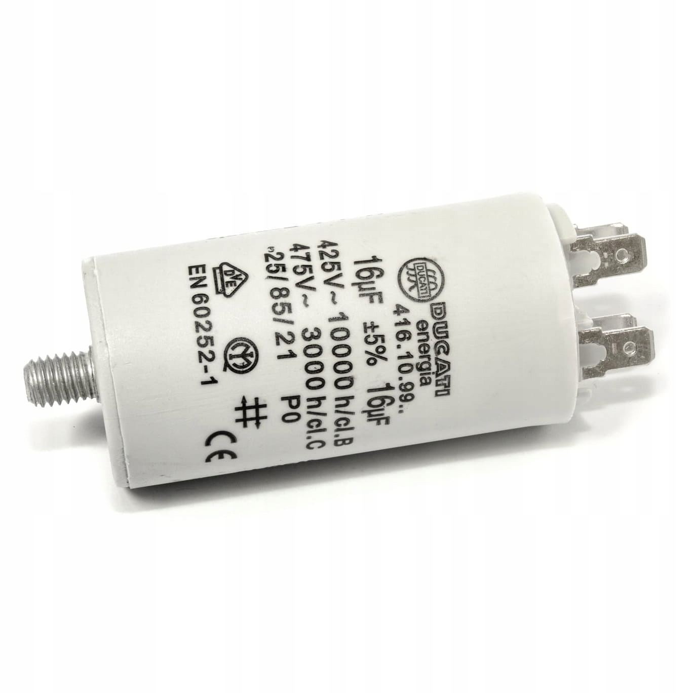 

Kondensator pracy rozruchowy 16uF 450V Ducati