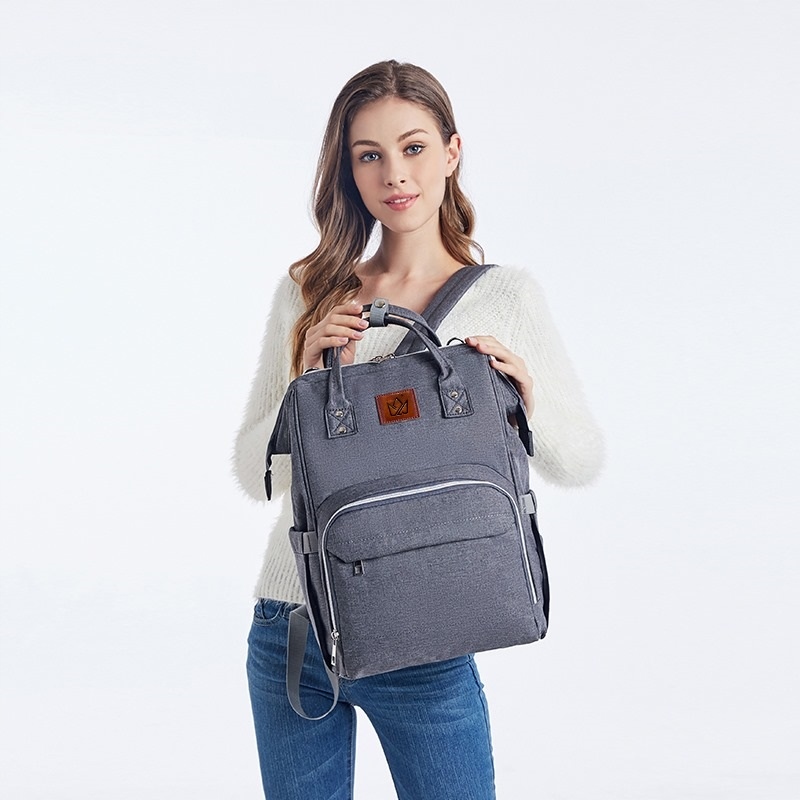 TORBA DO WÓZKA PLECAK DLA MAMY TATY RÓŻNE KOLORY Nazwa koloru producenta SZARY