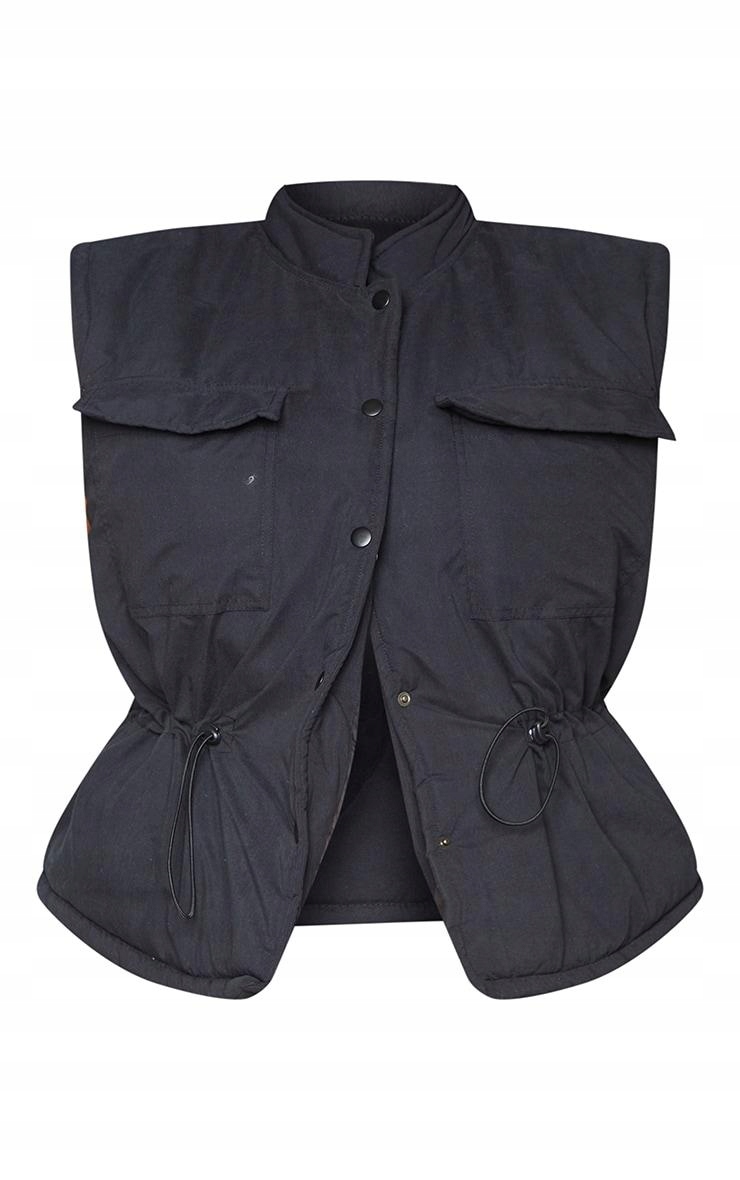 M0E06 PLT DAMSKA KAMIZELKA CZARNA PLUS 44 XXL Rozmiar XXL