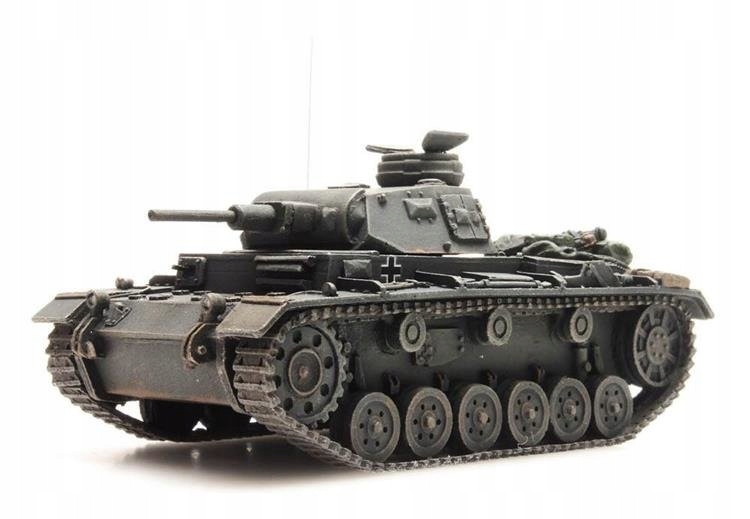 Německý tank Pzkw III hotový model Artitec H0