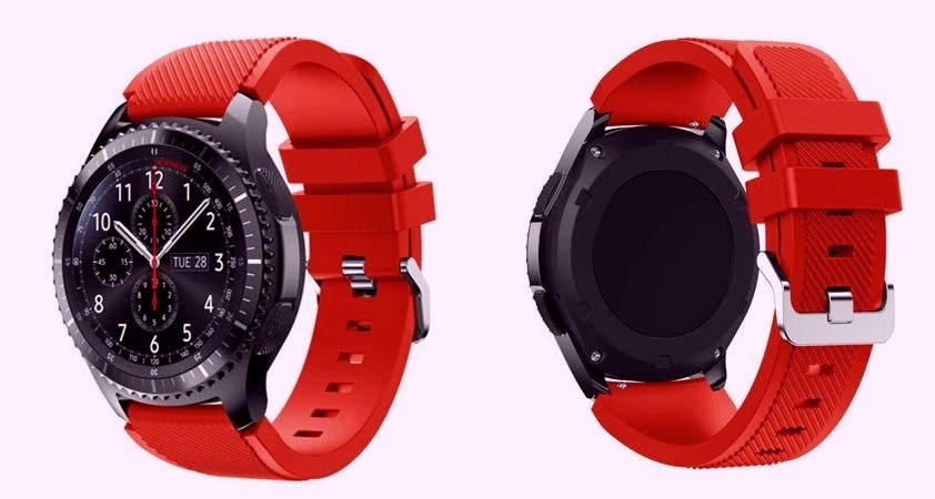 Pasek Xiaomi Mi Watch Amazfit GTR 47 Stratos 2 3 Kolor czarny