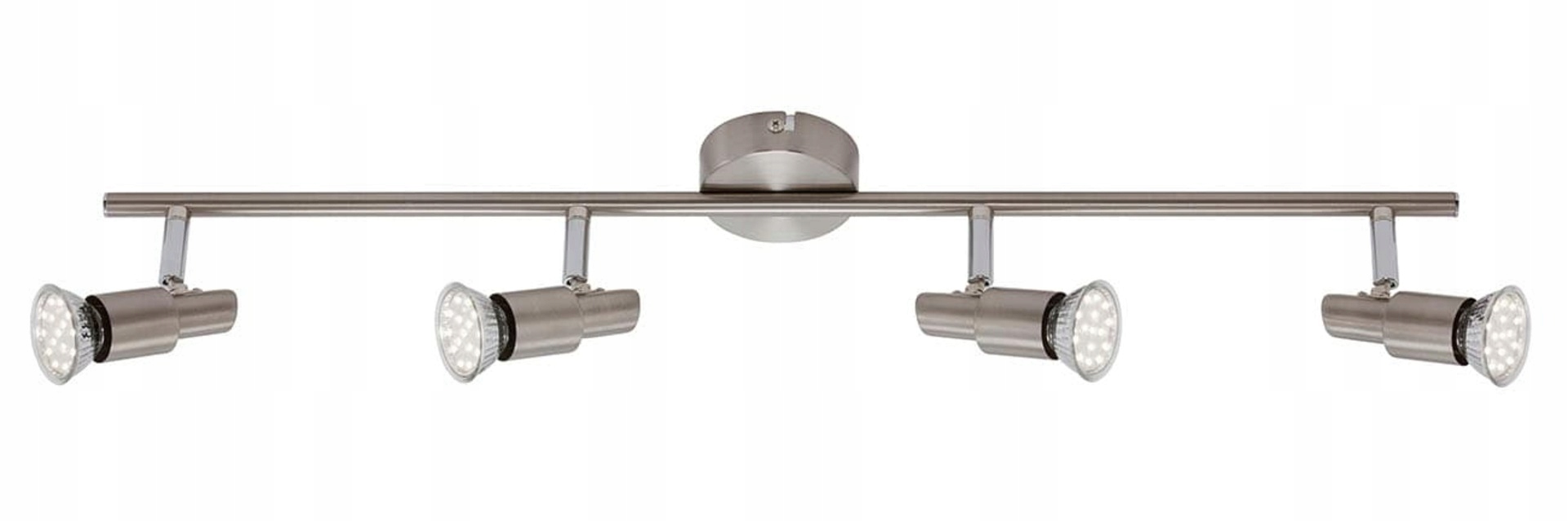 Stropní bodové Led svítidlo Briloner One 4xGU10, 67,5 cm, matný nikl, 1120