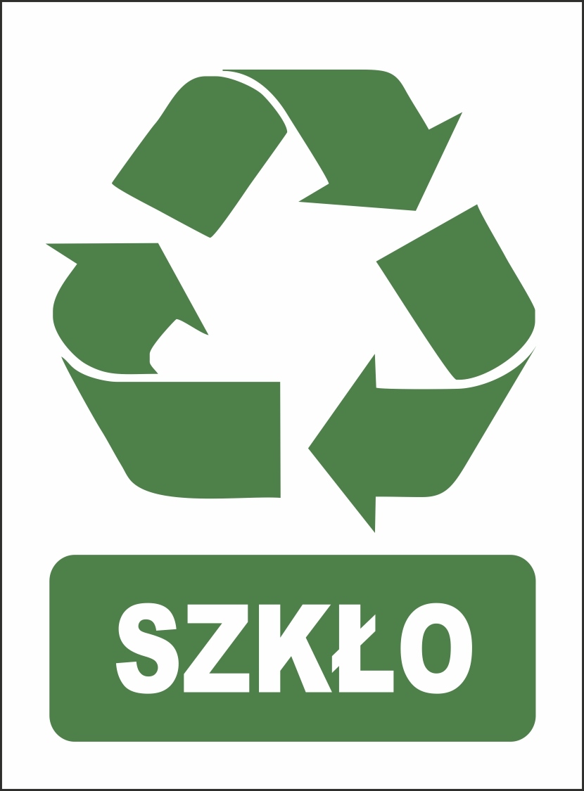 

Naklejka recyklingowa Szkło 15x20 cm 1 sztuka