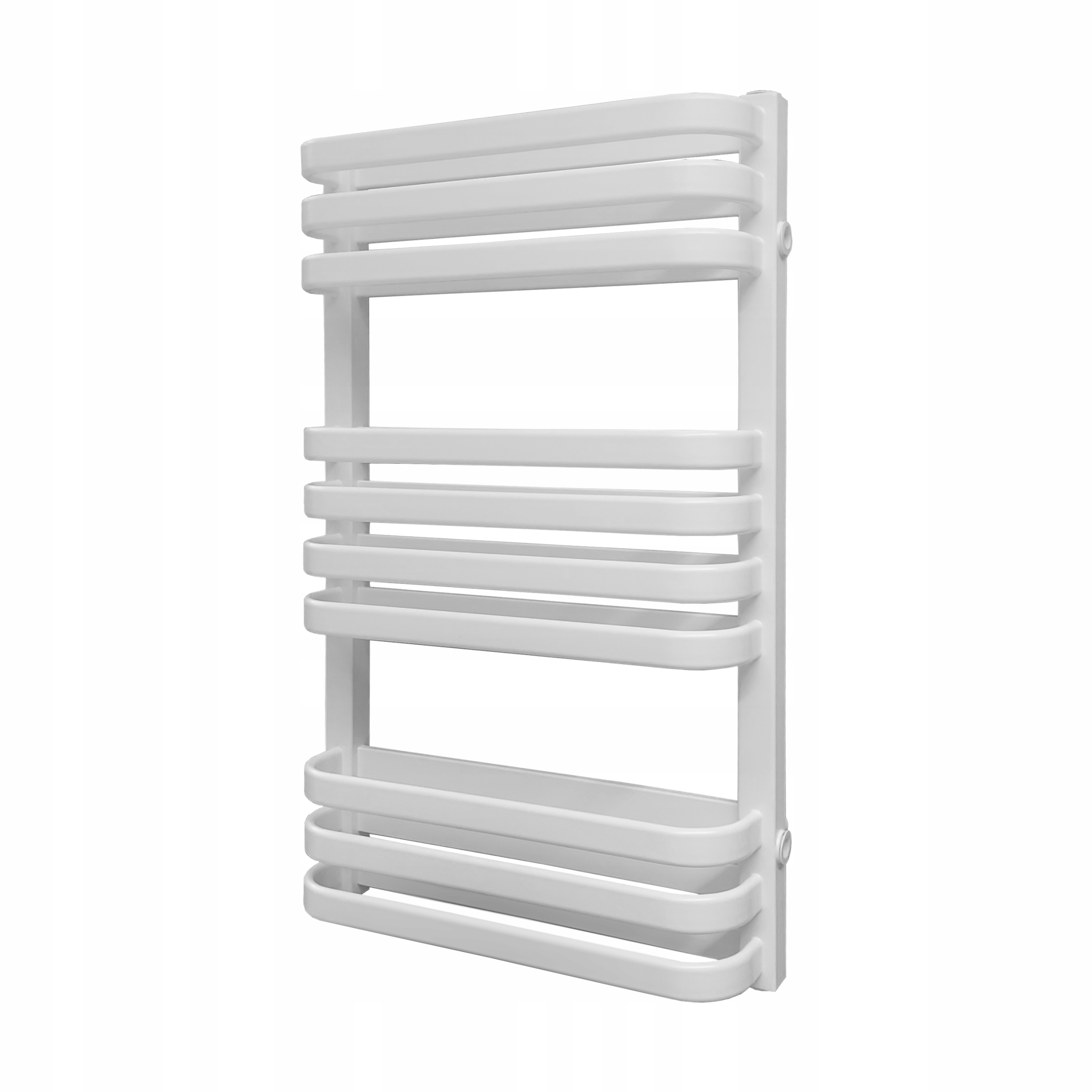 Koupelnový radiátor Bílý 73x43 cm 652 W Luxrad Piatto Due Žebřík Zbd