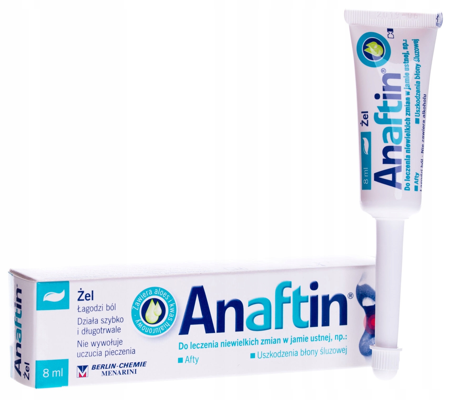 

Anaftin, żel do leczenia zmian w jamie ustnej 8 ml