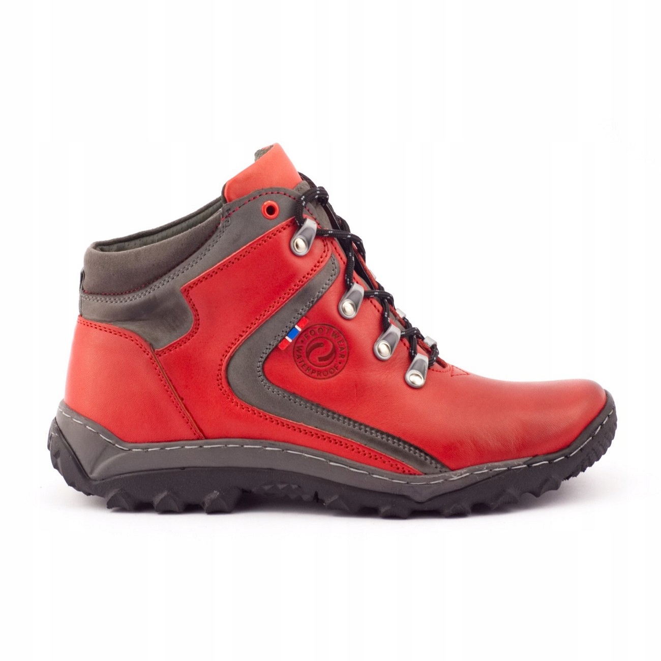 

Buty męskie zimowe skóra 129GT Czerwony 41