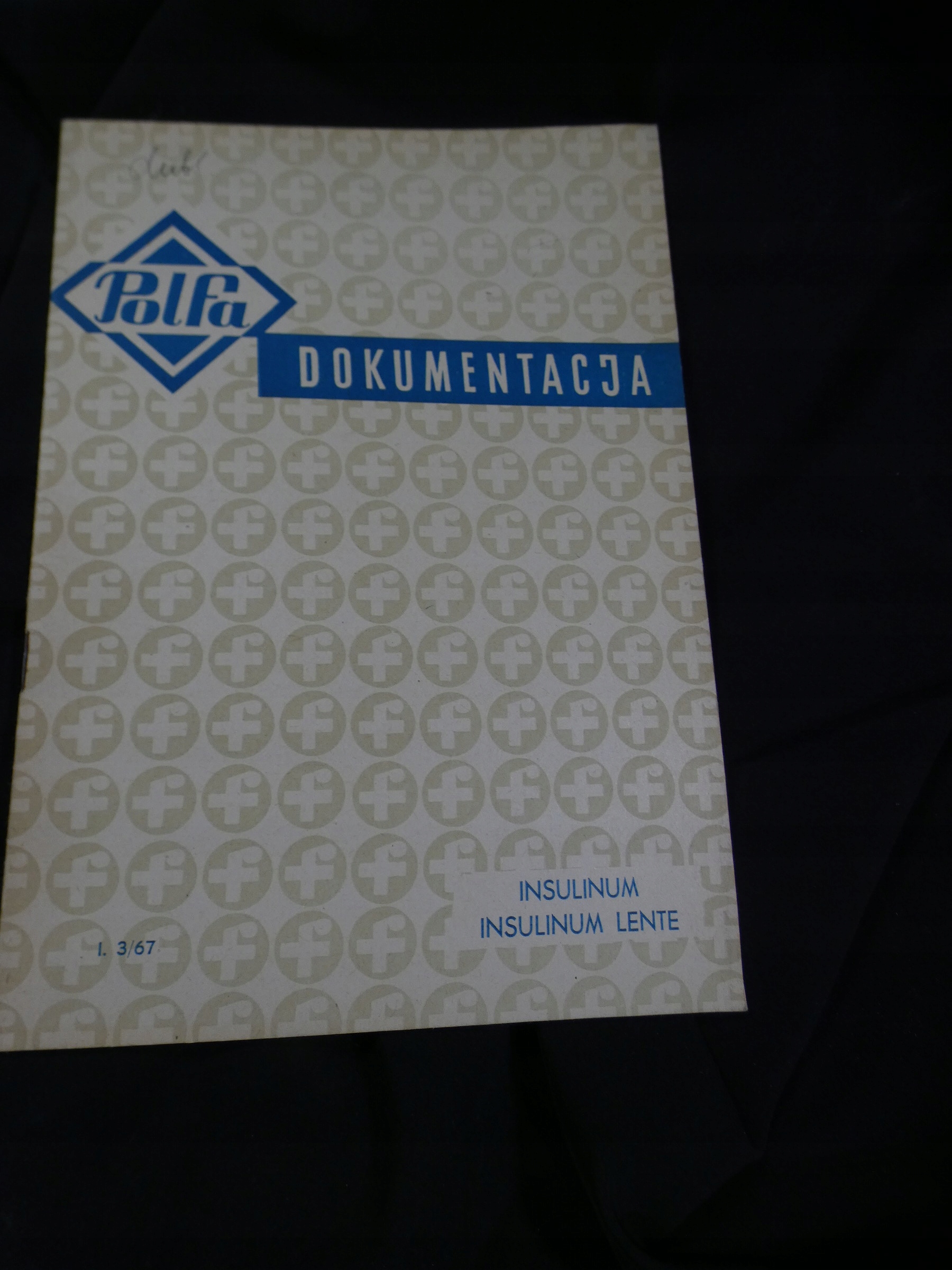 TARCHOMIŃSKIE ZAKŁADY FARMACEUTYCZNE DOKUMENTACJA POLFA INSULINUM LENTE