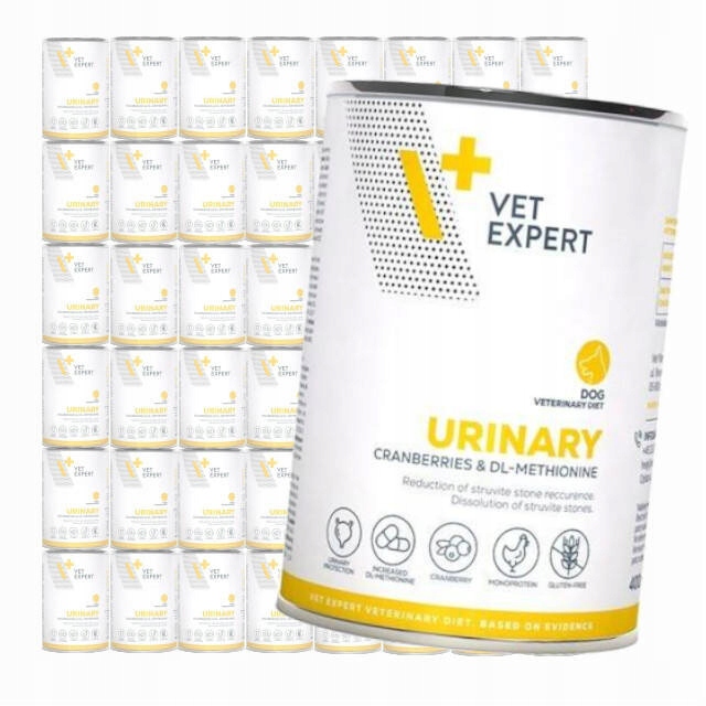 Levně Vet Expert Urinary Vlhké Krmivo pro psa s kuřecím masem 48 x 400 g