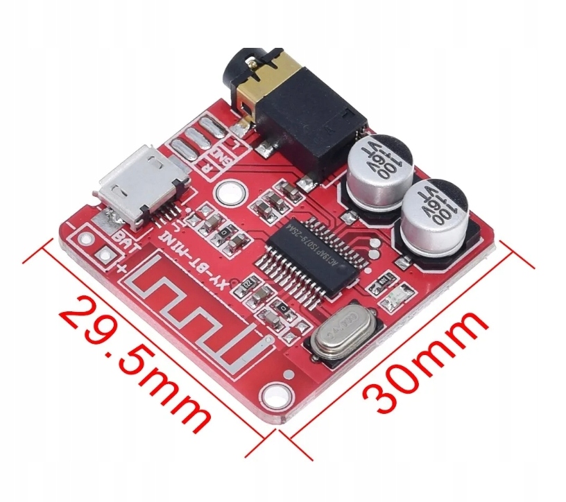 Moduł mini odbiornik Audio stereo Bluetooth 5.0 z gniazdem Jack 3,5mm MP3 Rodzaj inny