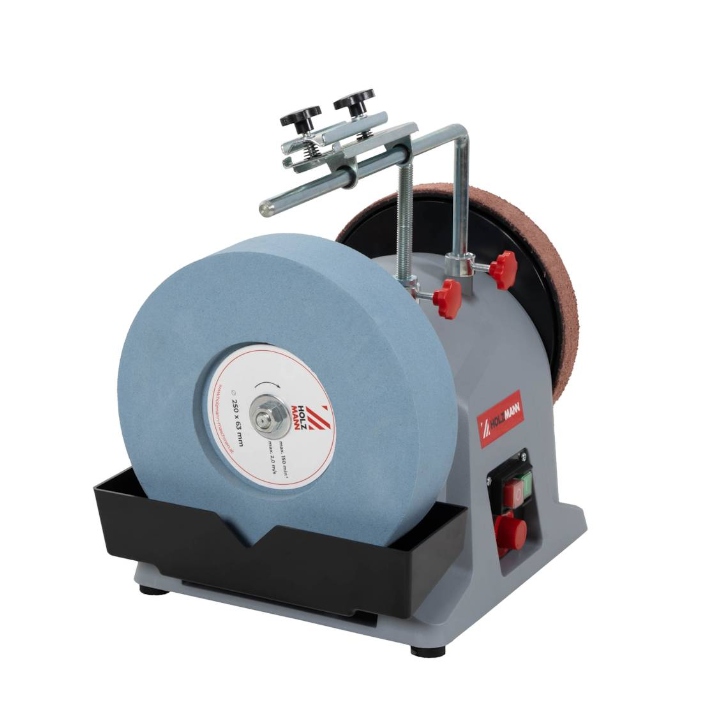 SZLIFIERKA STOŁOWA NA SUCHO i MOKRO OSTRZENIE DO OSTRZENIA 180W 250/220mm Typ szlifierka