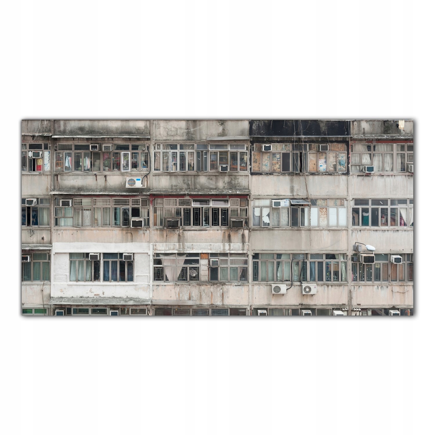 

Hartowany Obraz Szklany Stary Budynek Retro 120x60