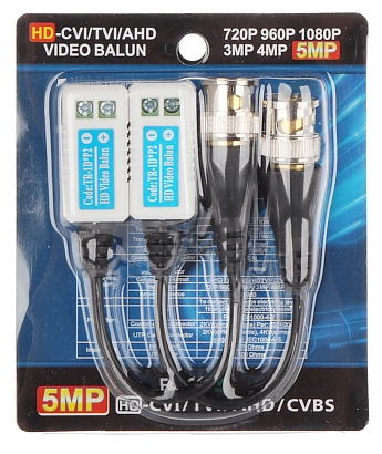 ZŁĄCZKI ZŁĄCZA DO KAMERY DO SKRĘTKI UTP 2 SZTUKI