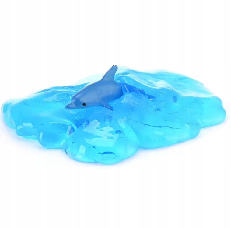 SLIME MASA PLASTYCZNA PŁYNNA PLASTELINA GLUT ZWIERZĘTA MORSKIE Wiek dziecka 3 lata +