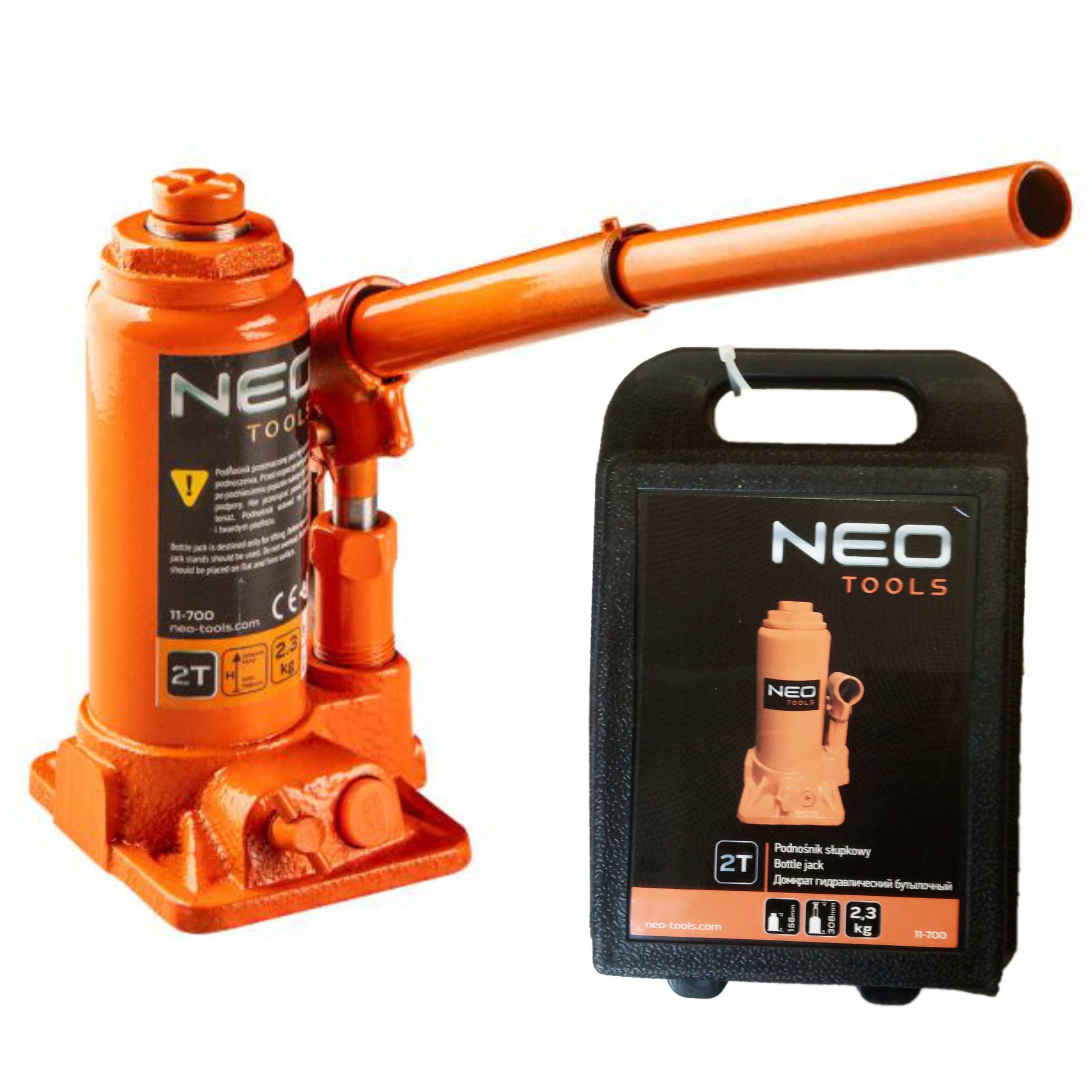 

Neo Podnośnik Hydrauliczny Słupkowy Lewarek 2T