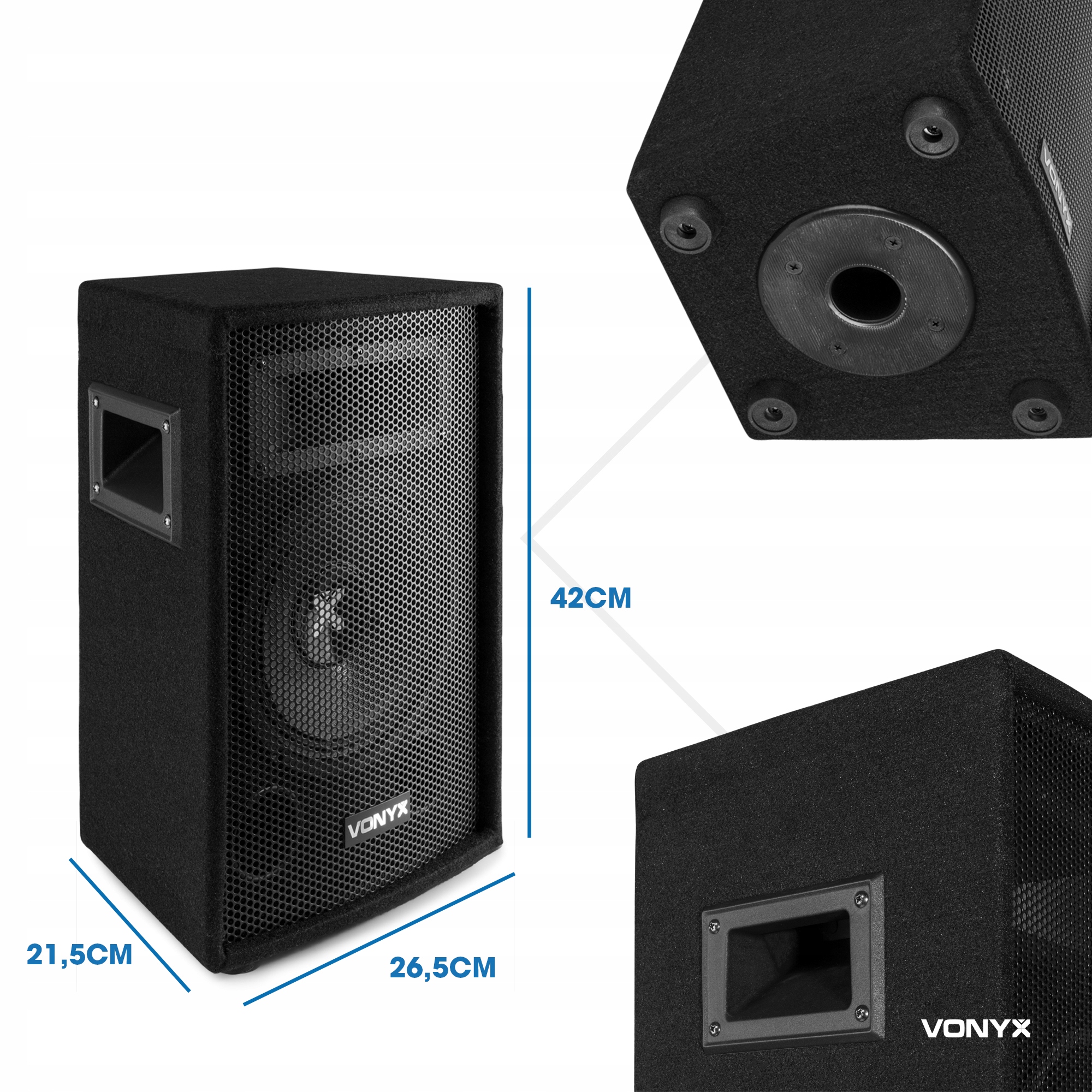 Kolumna pasywna SL8 DJ/ PA 8” 400W Vonyx Impedancja znamionowa 8 Ω