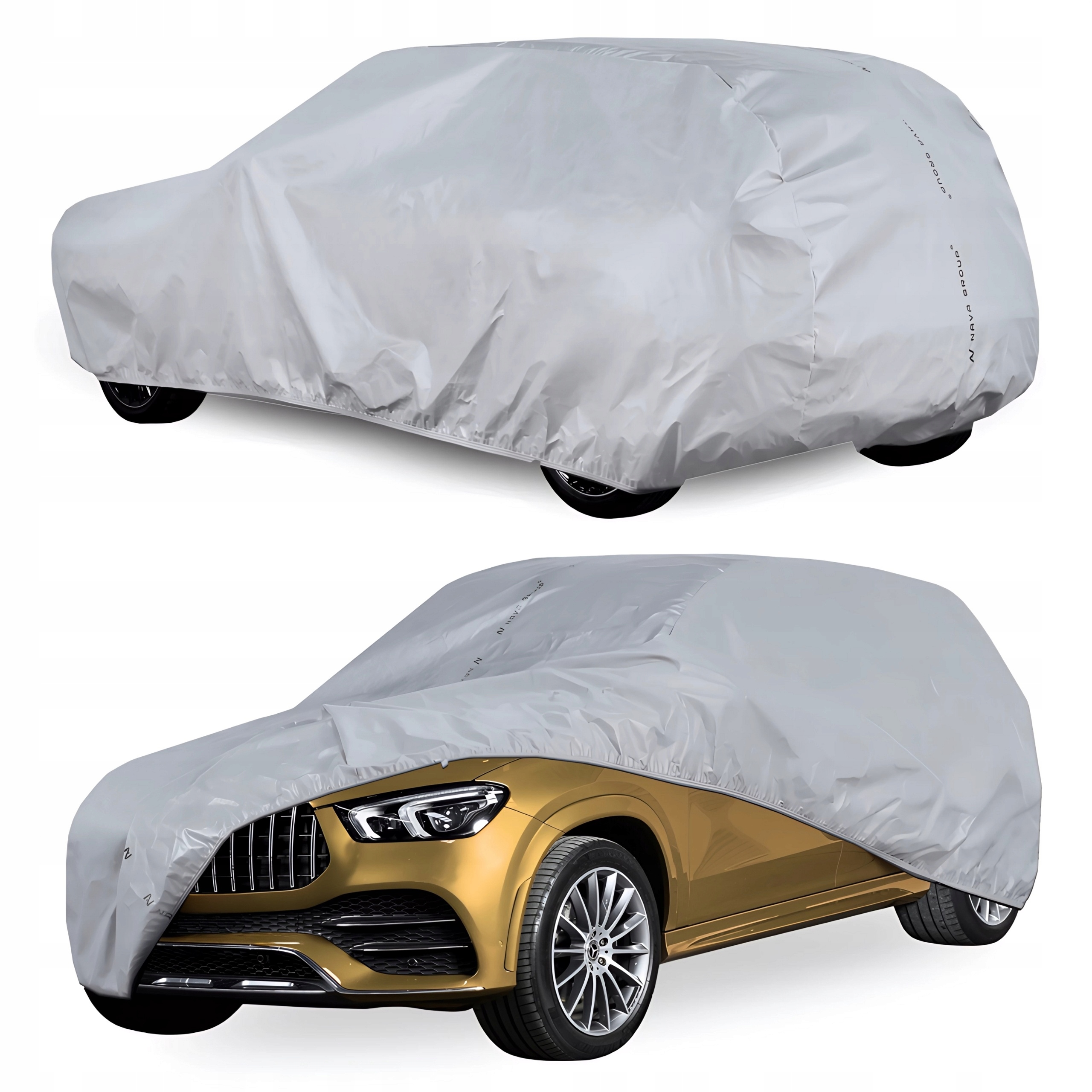 Obal na auto Suv Minivan M1 405-430 Auto Krycí Plachta Practic 3W Pásy