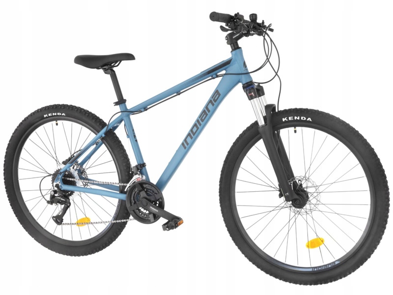 Rower górski Mtb Indiana X-Pulser 3.7 M21 27.5 cala męski Niebiesko-czarny