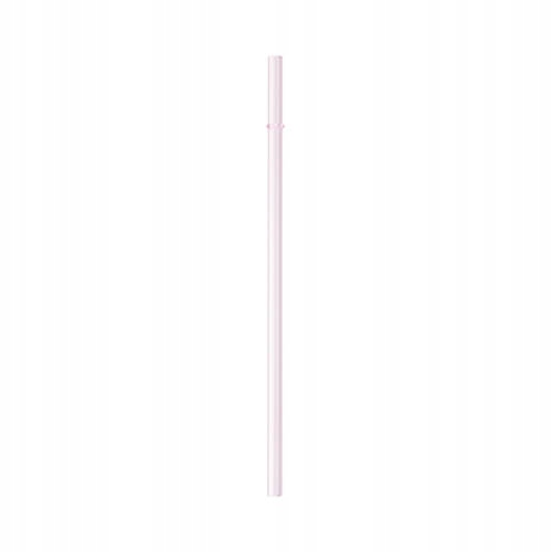 

Prosta szklana słomka 23 cm różowa