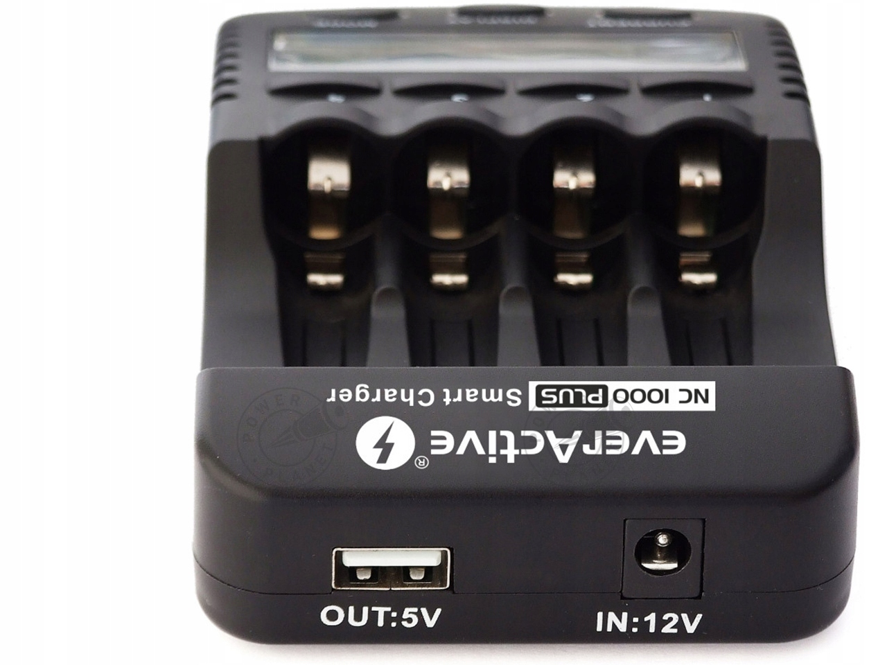 Ładowarka NC-1000P USB NiMH NiCd R6 AA R3 AAA LCD Odświeżanie Rozładowanie Marka Everactive
