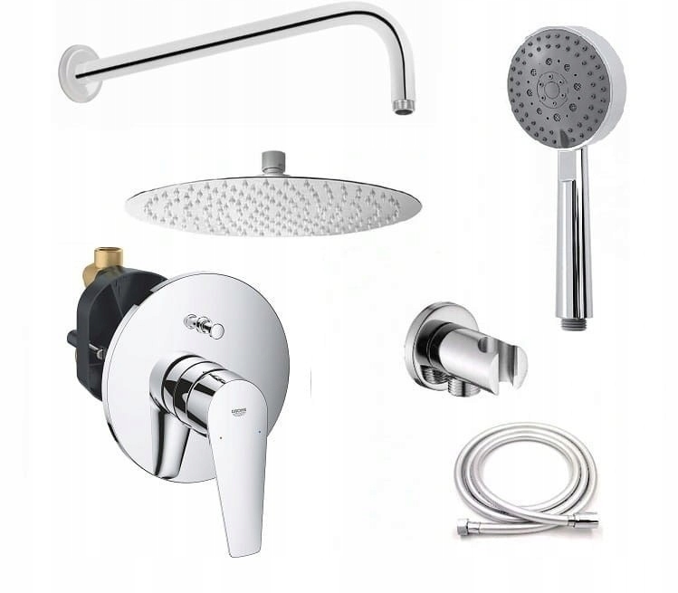 Zestaw Podtynkowy Bateria Grohe+deszczownica 25cm