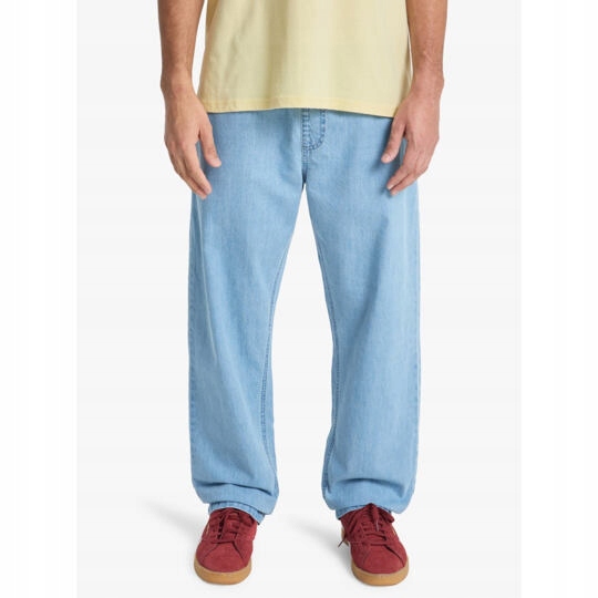 kalhoty Quiksilver Taxer Denim Stone Wash Velikost oblečení: XL