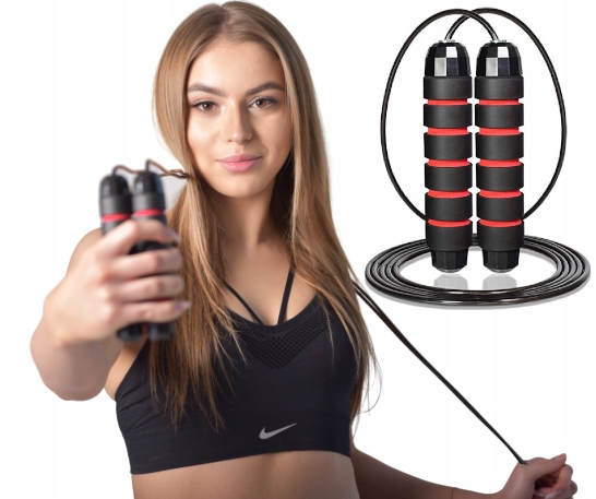 SET Skakanka crossfit z łożyskami+5 gum do ćwiczeń Rodzaj guma