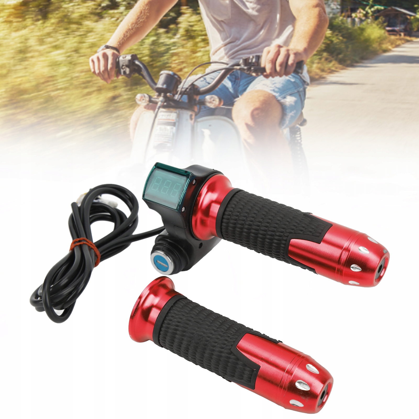 DO HULAJNÓG ELEKTRYCZNYCH UCHWYT PRZEPUSTNICY Z ZIELONYM CYFROWYM Marka bez marki