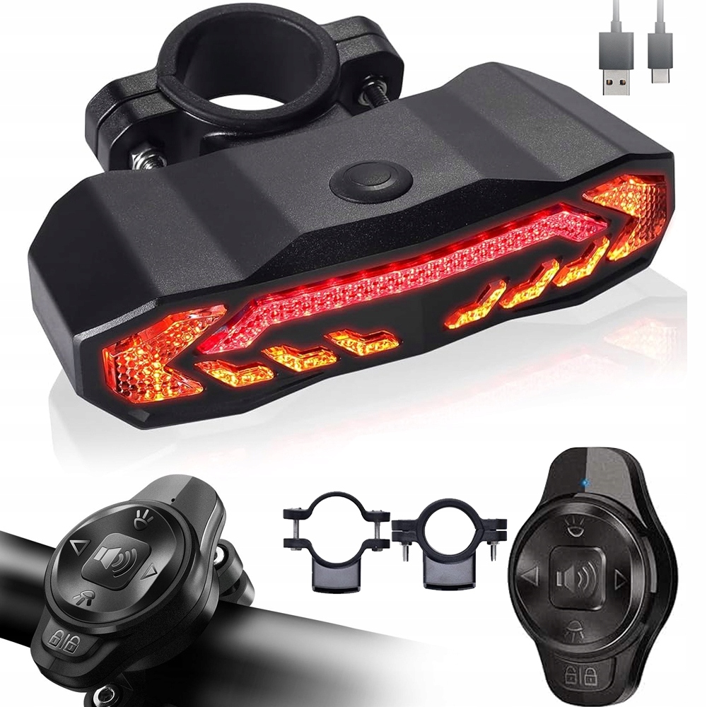 Vodotěsný Cyklistický Alarm S Dálkovým Ovládáním A Usb Napájením