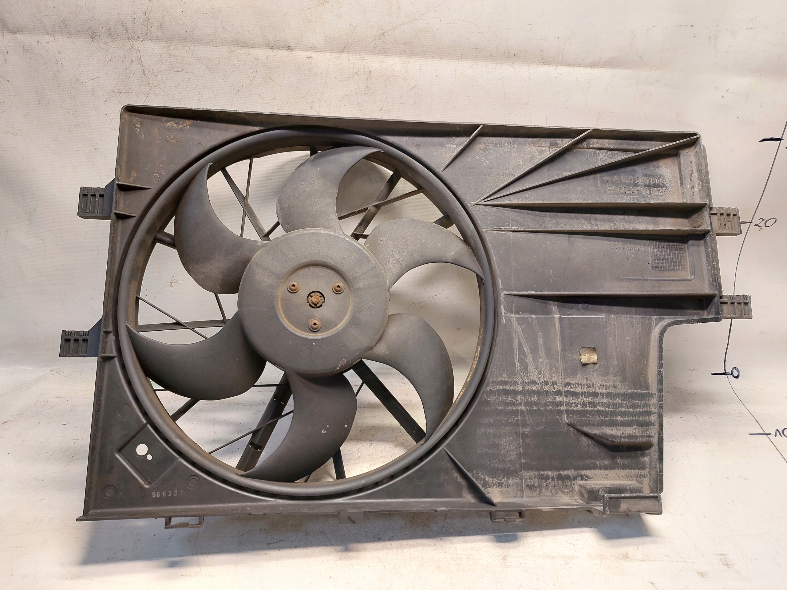 ventilátor chladiče MERCEDES W168