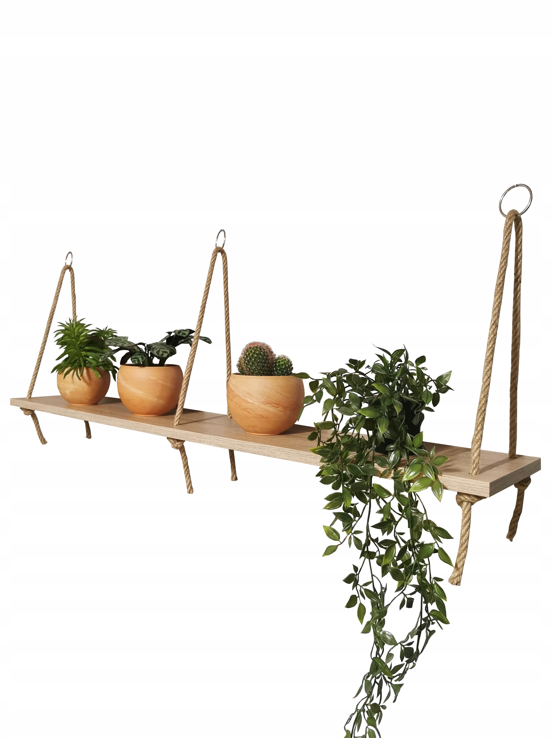 

Wisząca półka na sznurku, linie, sznurkach, 120 cm