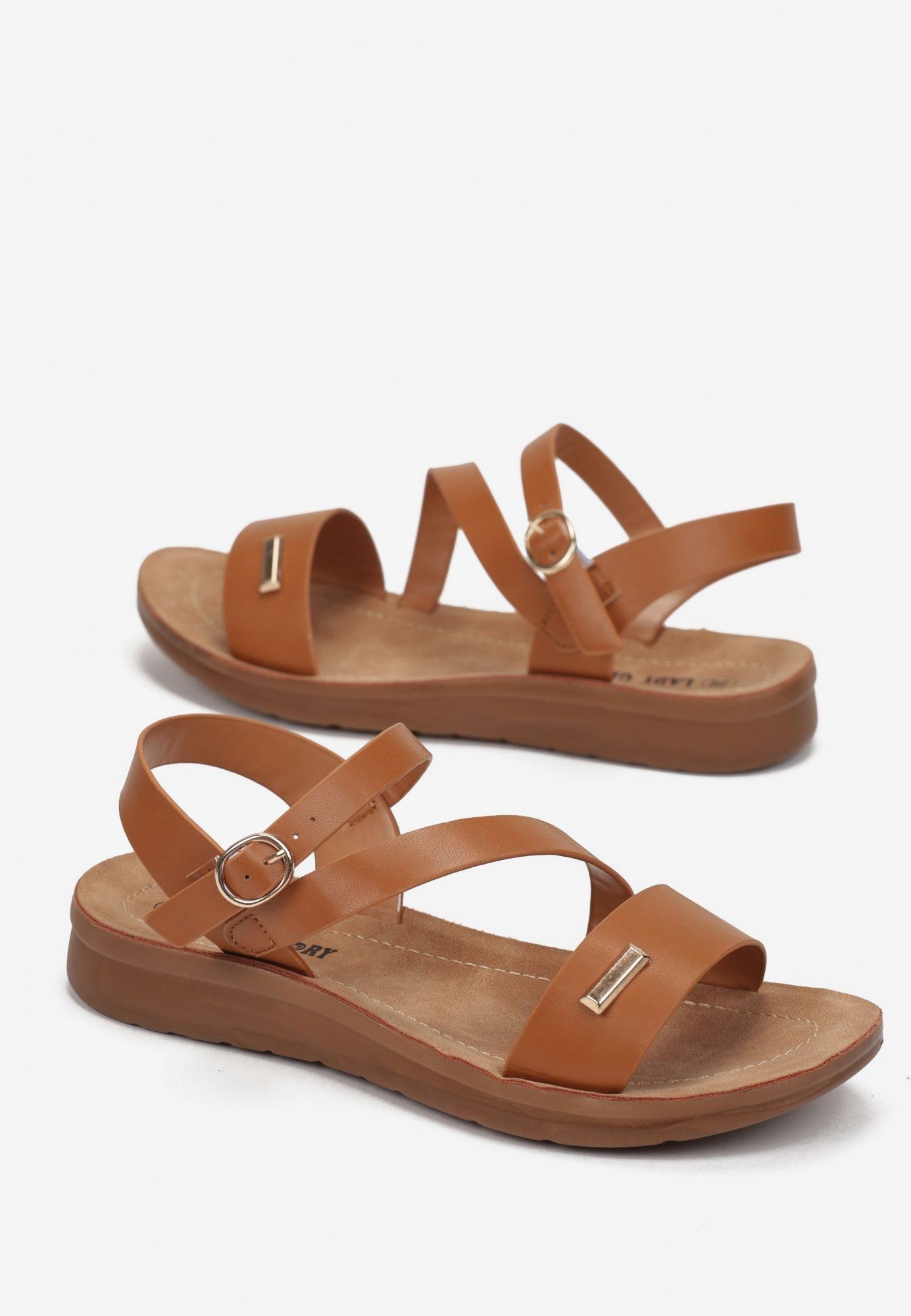 

Renee Brązowe Sandały damskie 37 Casual
