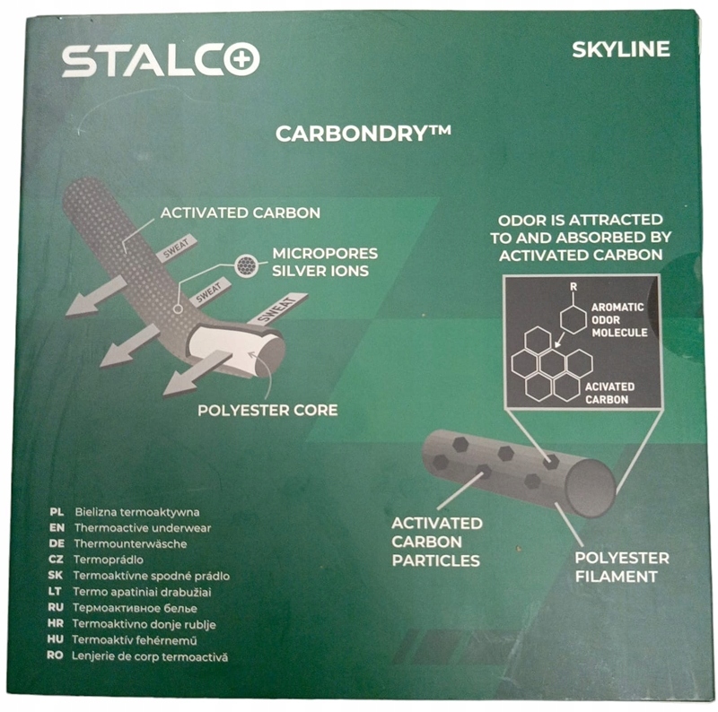 STALCO KALESONY TERMOATYWNE SKYLINE ODZIEŻ TERMICZNA ROZMIAR 2XL Model SKYLINE
