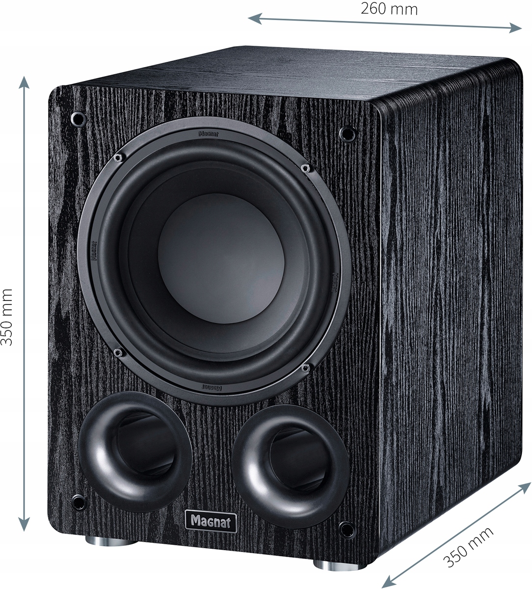 MAGNAT ALPHA RS 8 - Aktywny subwoofer - Czarny Marka Magnat