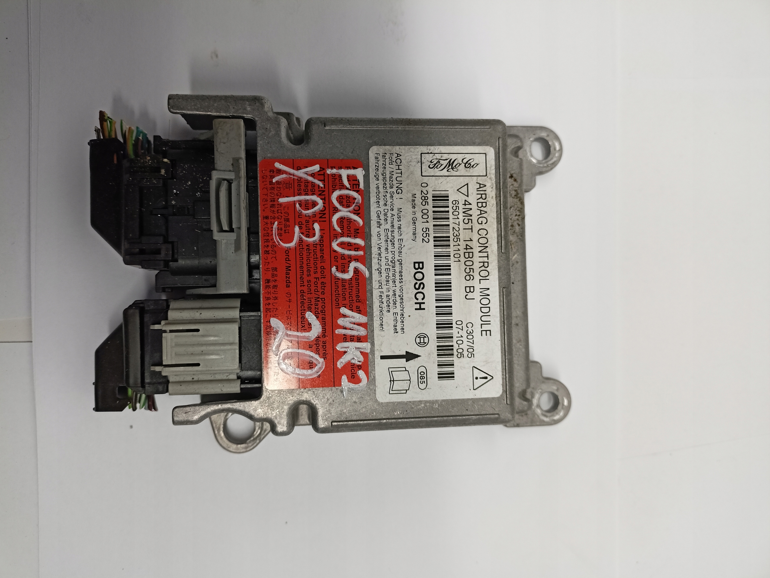 Moduł sensor AIRBAG Ford Focus Mk2 4M5T14B056BJ 4M5114B056BJ za 45 zł